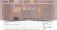Desktop Screenshot of cafe-bubbles.ch